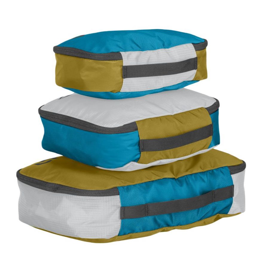 Scott Packing Cube Day Remix Bag, 3-pack, blauw/grijs/groen