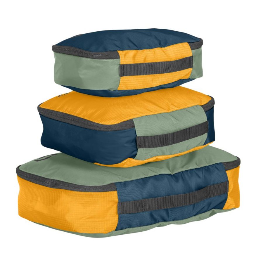 Scott Packing Cube Day Remix Bag, 3-pack, sininen/oranssi/vihreä