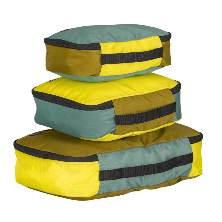 Scott Packing Cube Day Remix Bag, 3-pak, grøn/gul