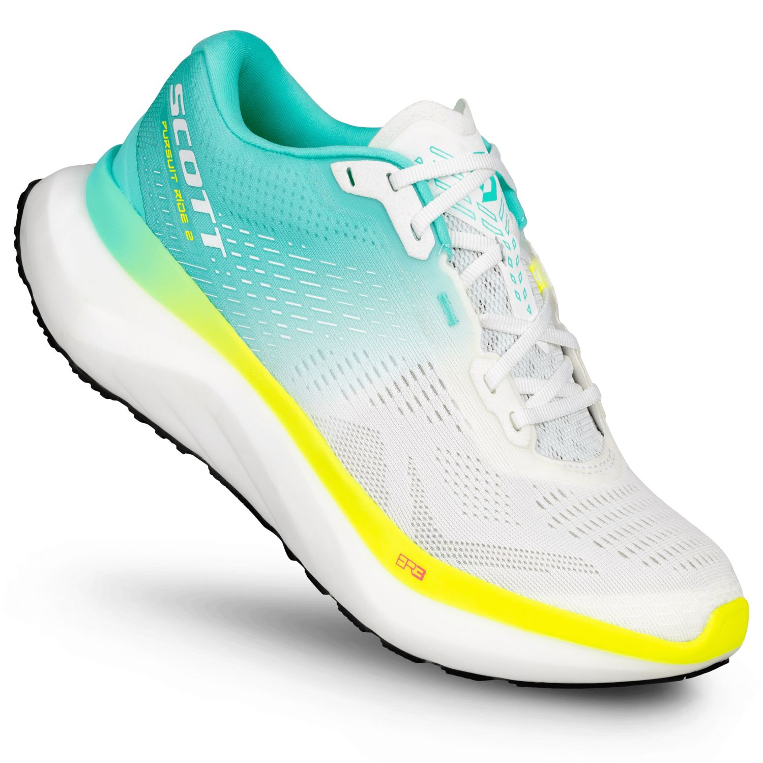 Scott Pursuit Ride 2, chaussures de running, femmes, vert/blanc