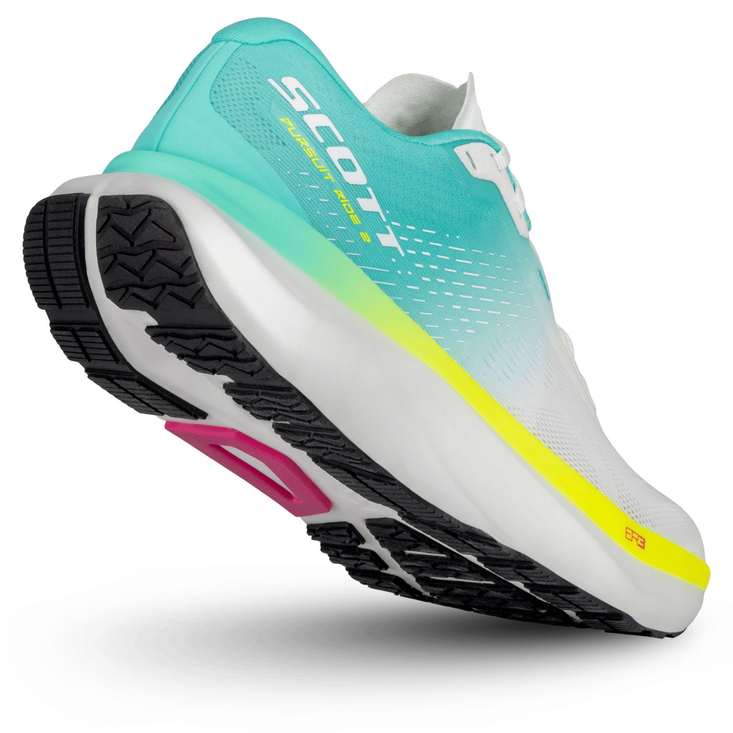 Scott Pursuit Ride 2, chaussures de running, femmes, vert/blanc