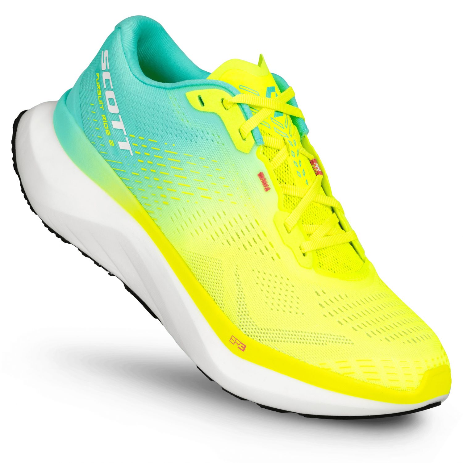 Scott Pursuit Ride 2, chaussures de running, hommes, vert/jaune