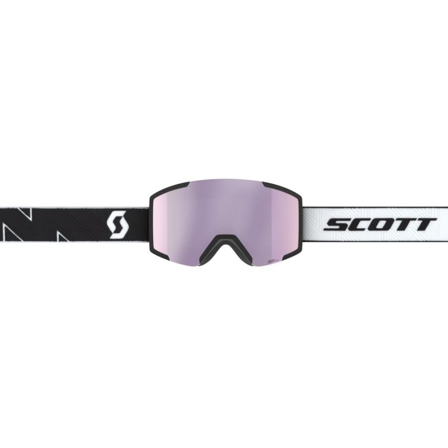 Scott Shield +, Skibrille, schwarz/weiß