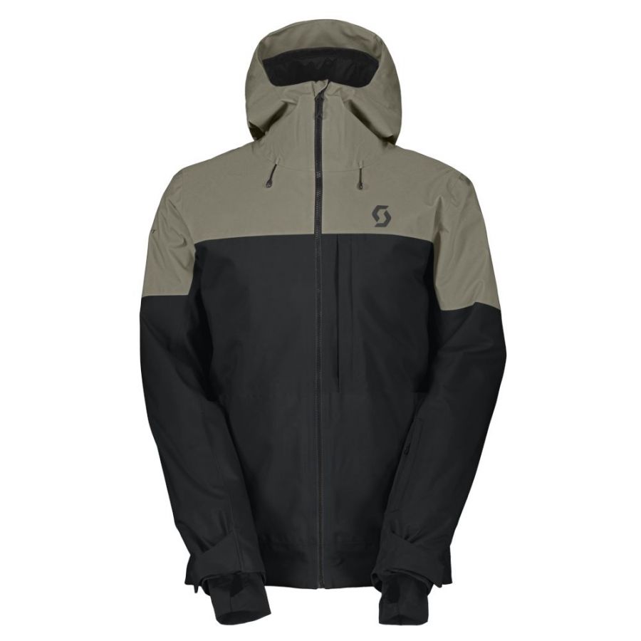 Scott Ultimate Dryo 10, chaqueta de esquí, hombre, negro/beige