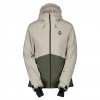 Scott Ultimate Dryo 10, chaqueta de esquí, mujer, blanco roto/verde oscuro