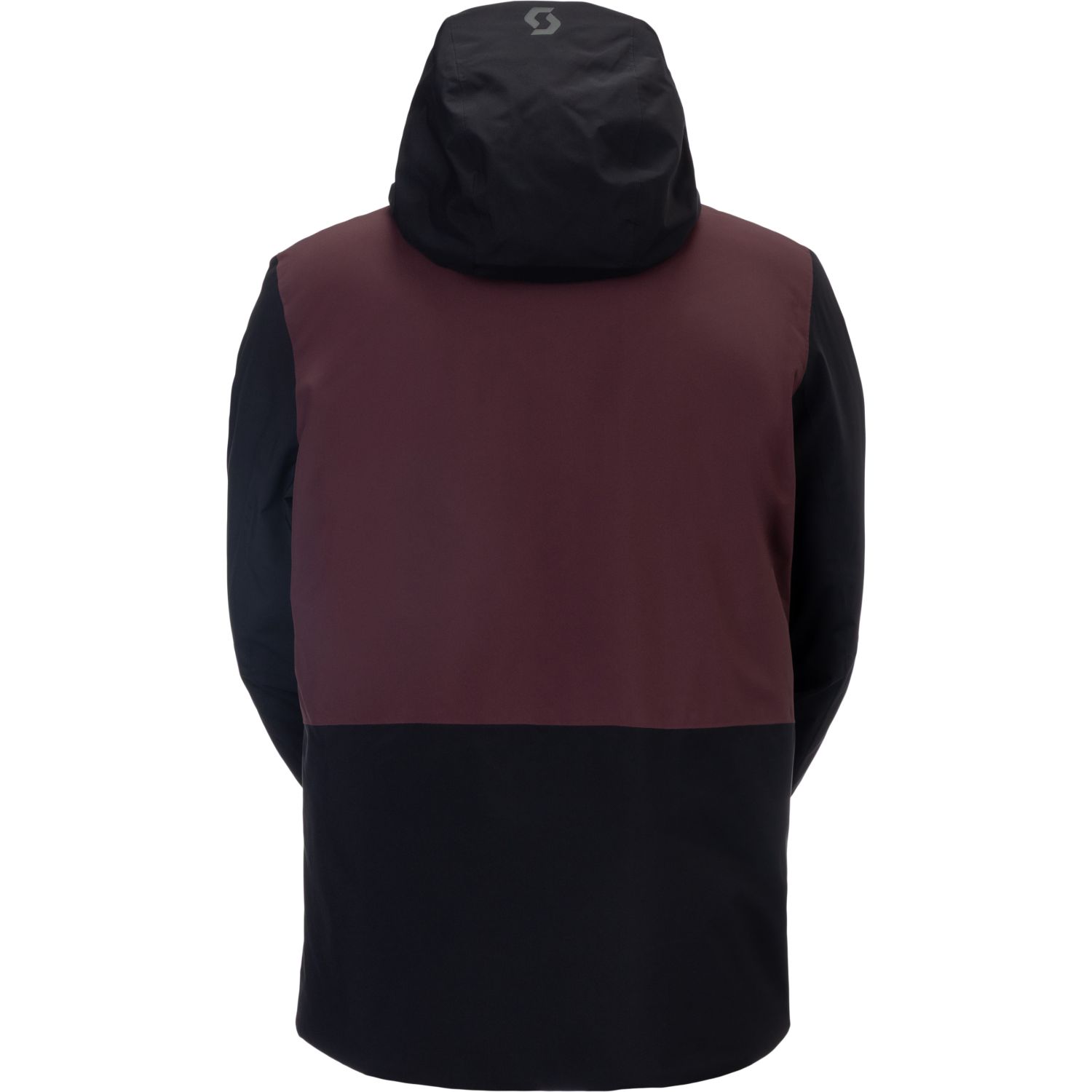 Scott Ultimate Dryo 10, kurtka narciarska, męska, czarny/bordo