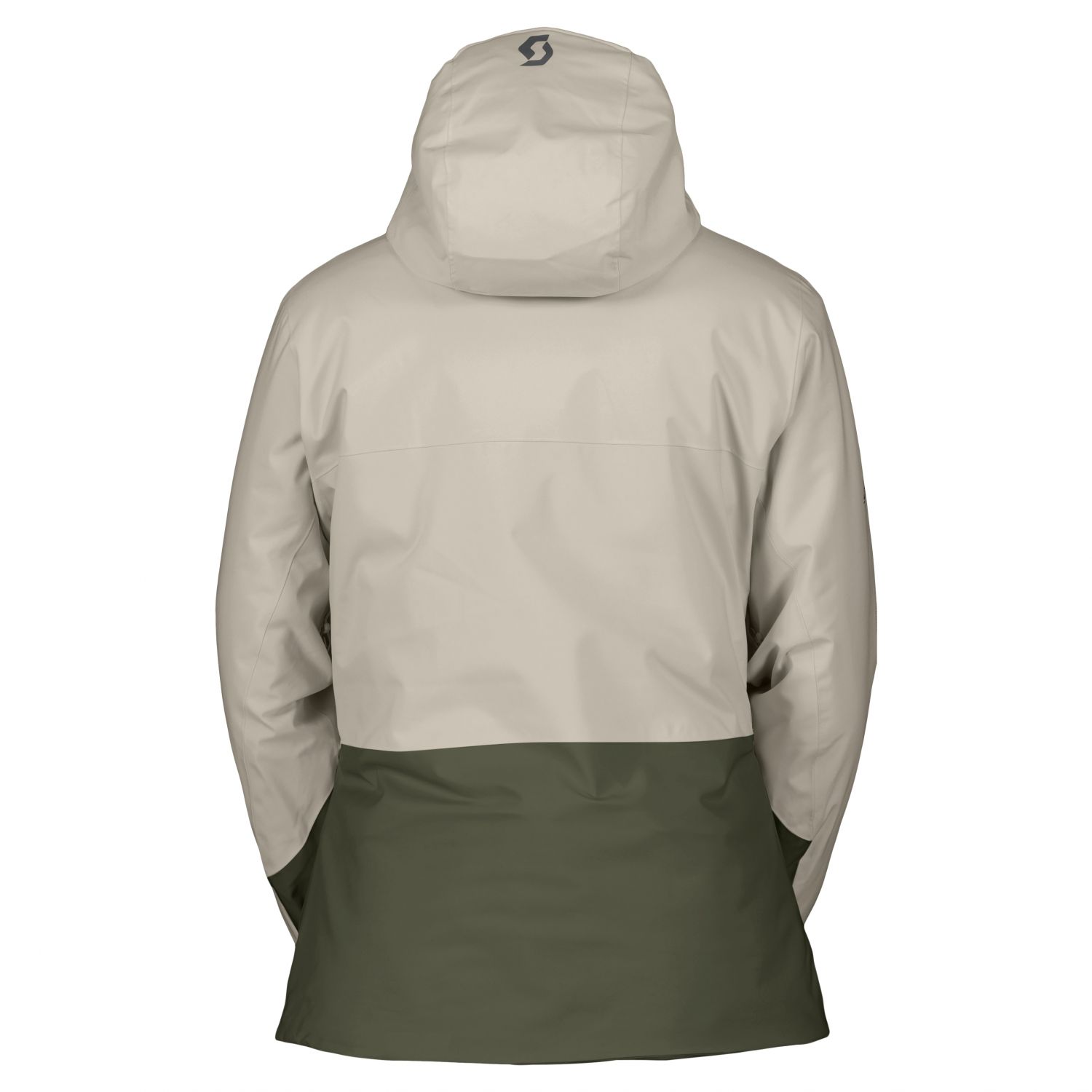 Scott Ultimate Dryo 10, manteau de ski, femmes, blanc cassé/vert foncé