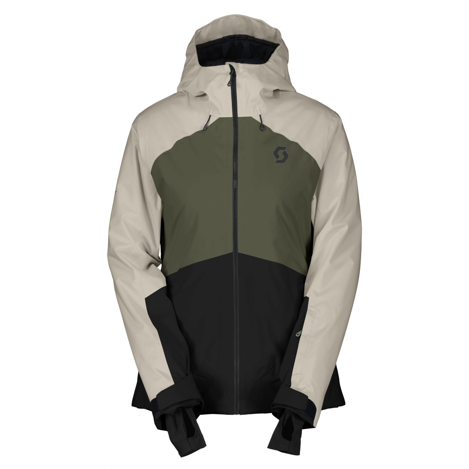 Scott Ultimate Dryo 10, ski jacket, women, douglas green/black