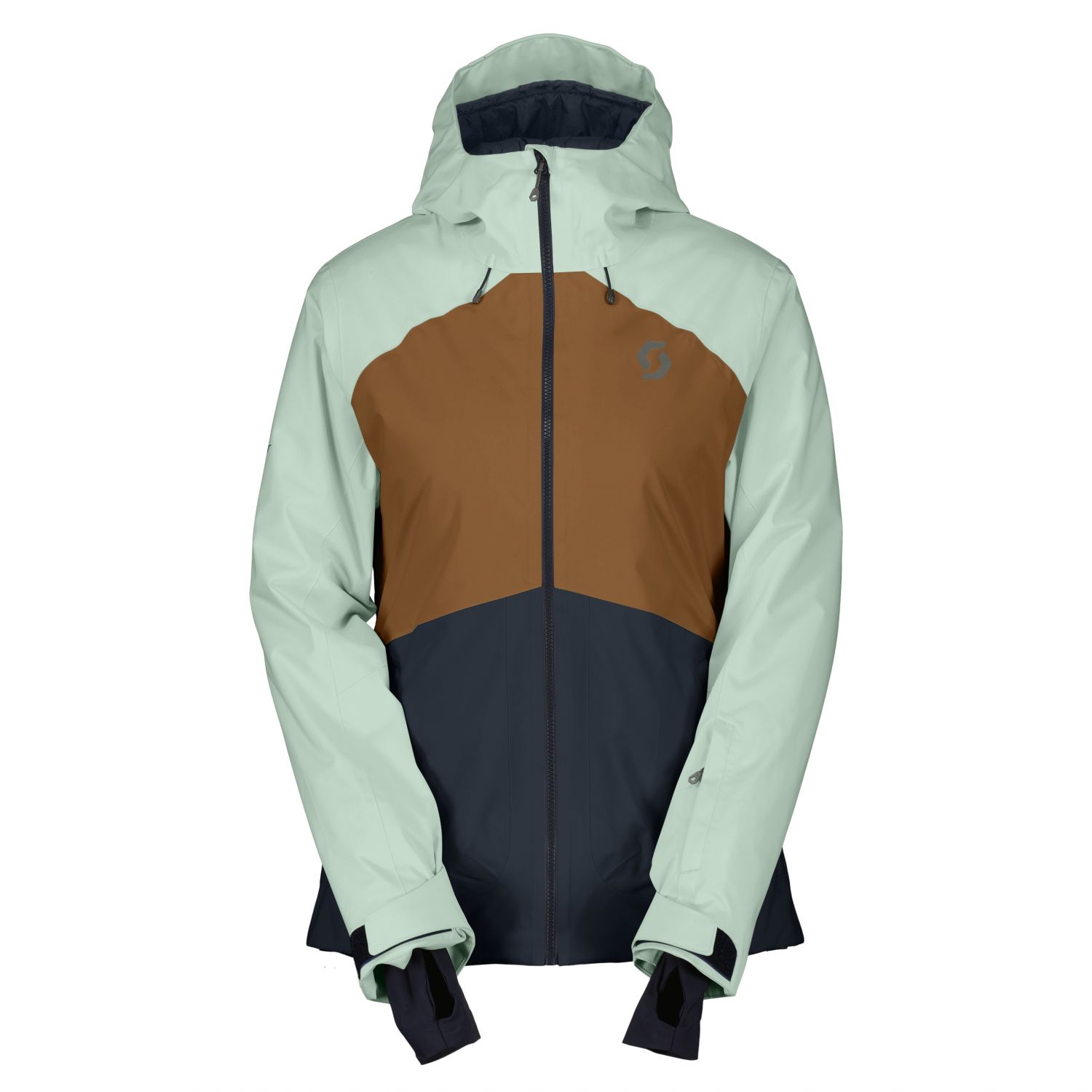 Scott Ultimate Dryo 10, ski jacket, women, fresh green/bread brown