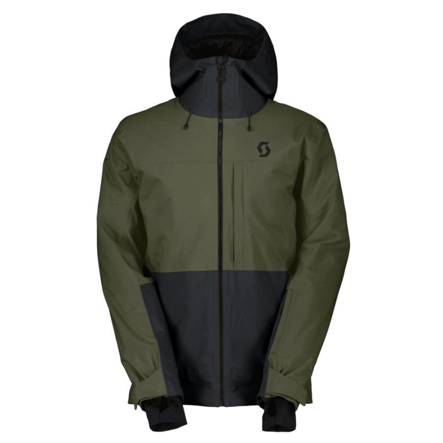 Scott Ultimate Dryo 10, Skijacke, Herren, dunkelgrün/schwarz