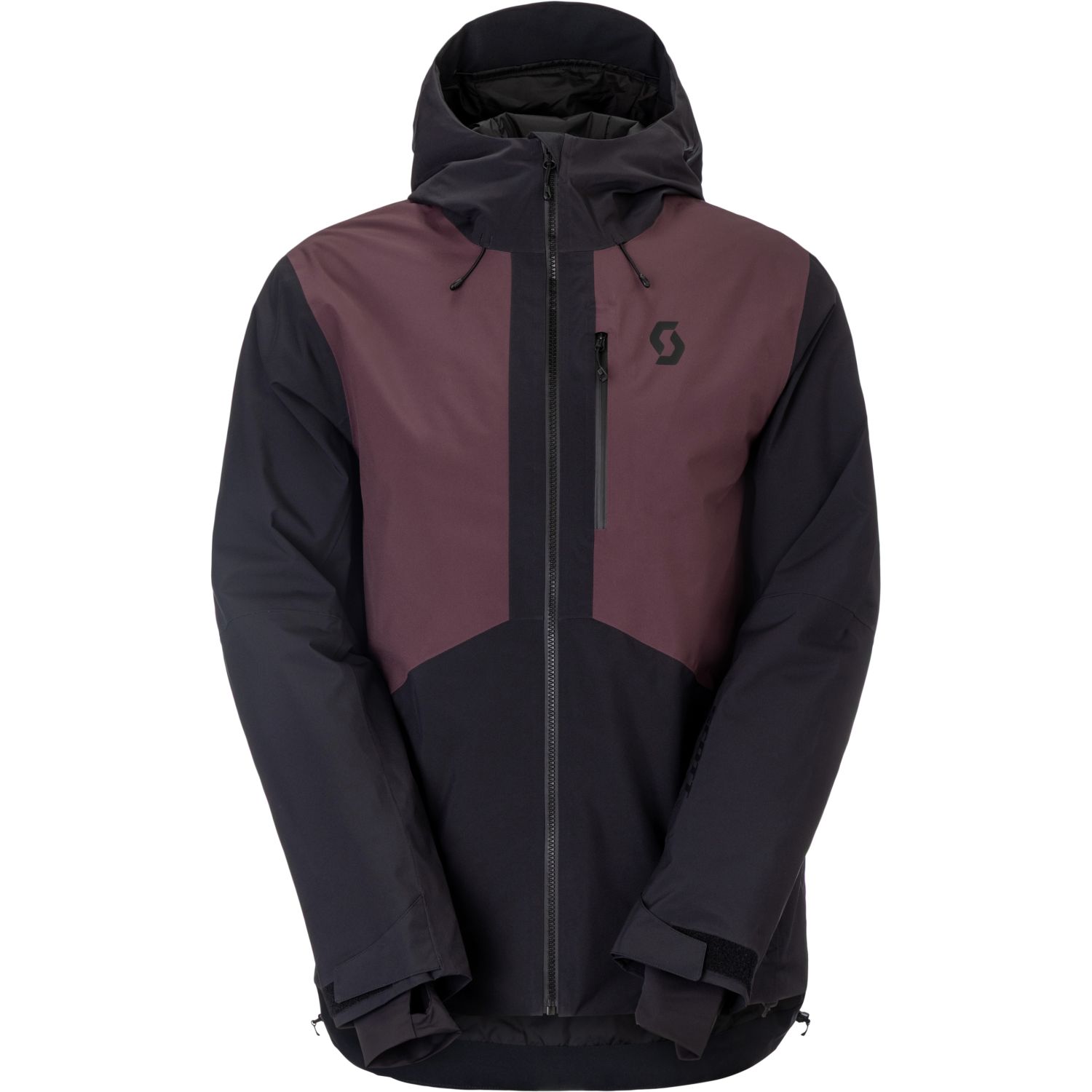 Scott Ultimate Dryo 10, skijas, heren, zwart/bordeaux