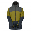 Scott Ultimate Dryo Ripstop, ski jacket, men, shadow grey/meadow green