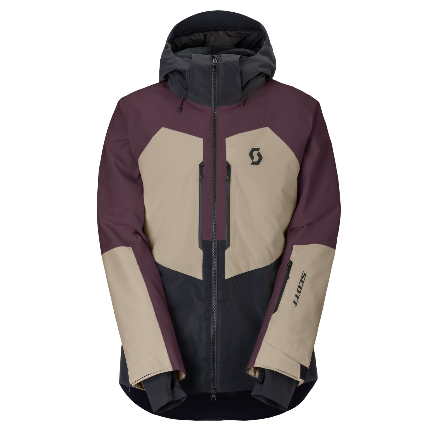 Scott Ultimate Dryo, Skijacke, Herren, cocoa red/beige