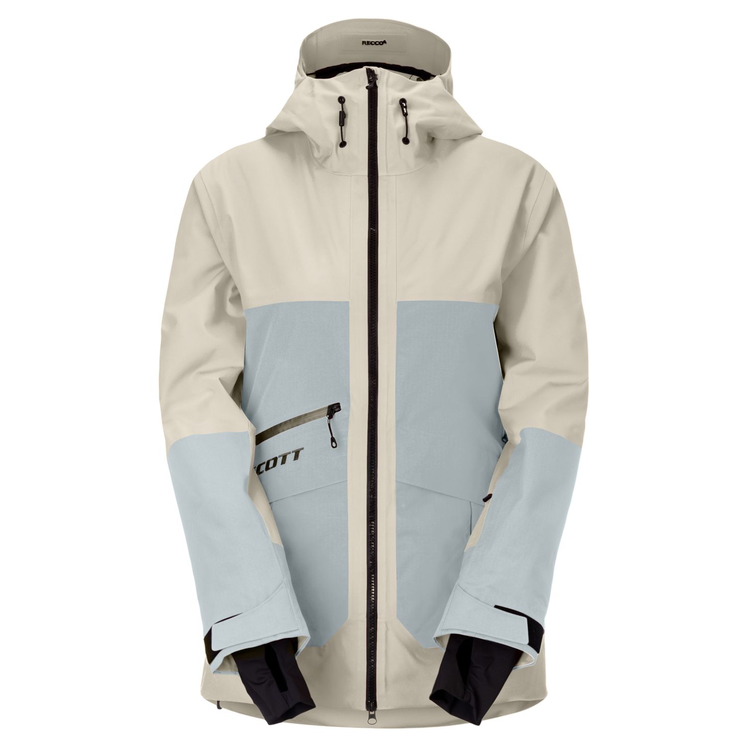 Scott Ultimate Dryo Utility, Skijakke, Dame, Latte Beige/Mist Blue