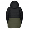 Scott Ultimate Warm, chaqueta de pluma de fibra, mujer, verde oscuro/negro