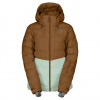 Scott Ultimate Warm, chaqueta de pluma de fibra para mujer, marrón/verde claro