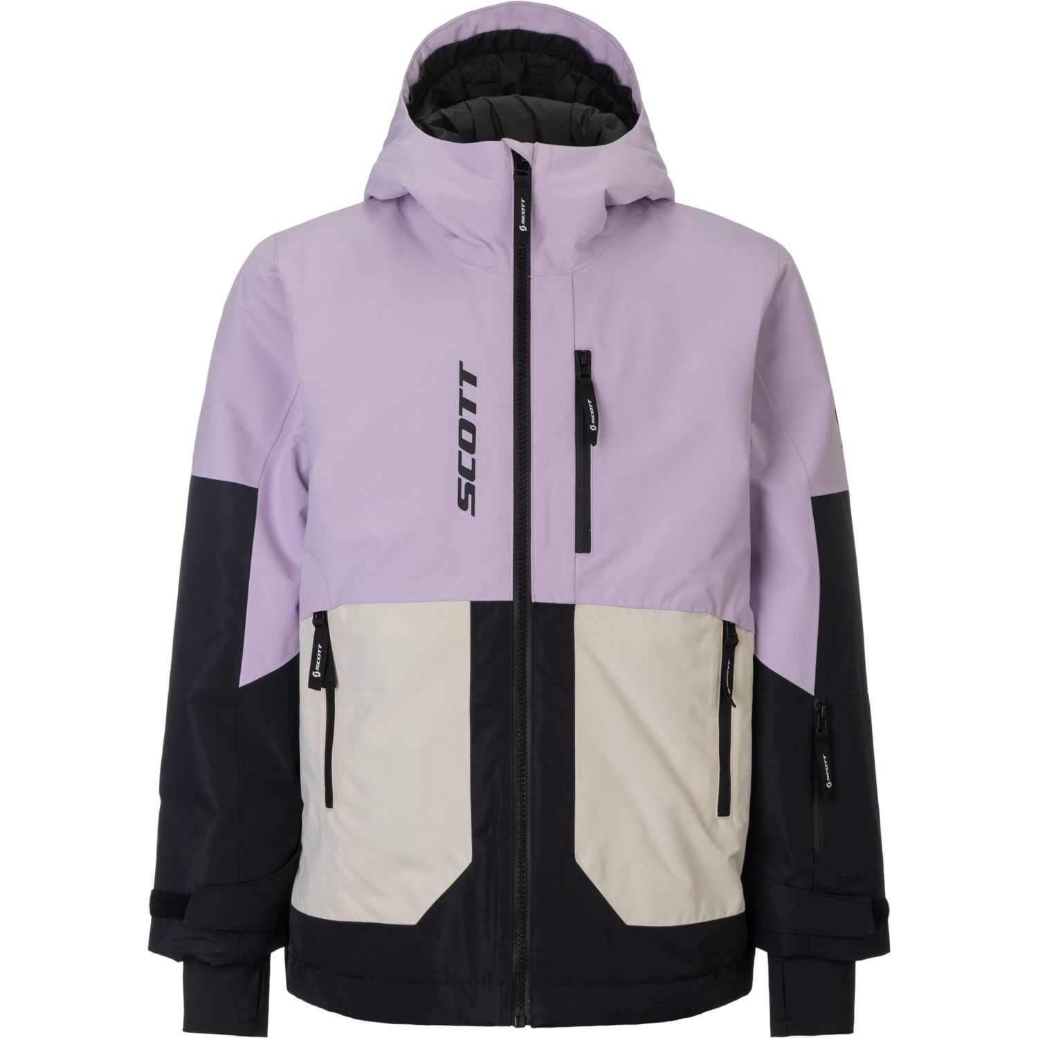 Scott Vertic Dryo, chaqueta de esquí, junior, morado/negro