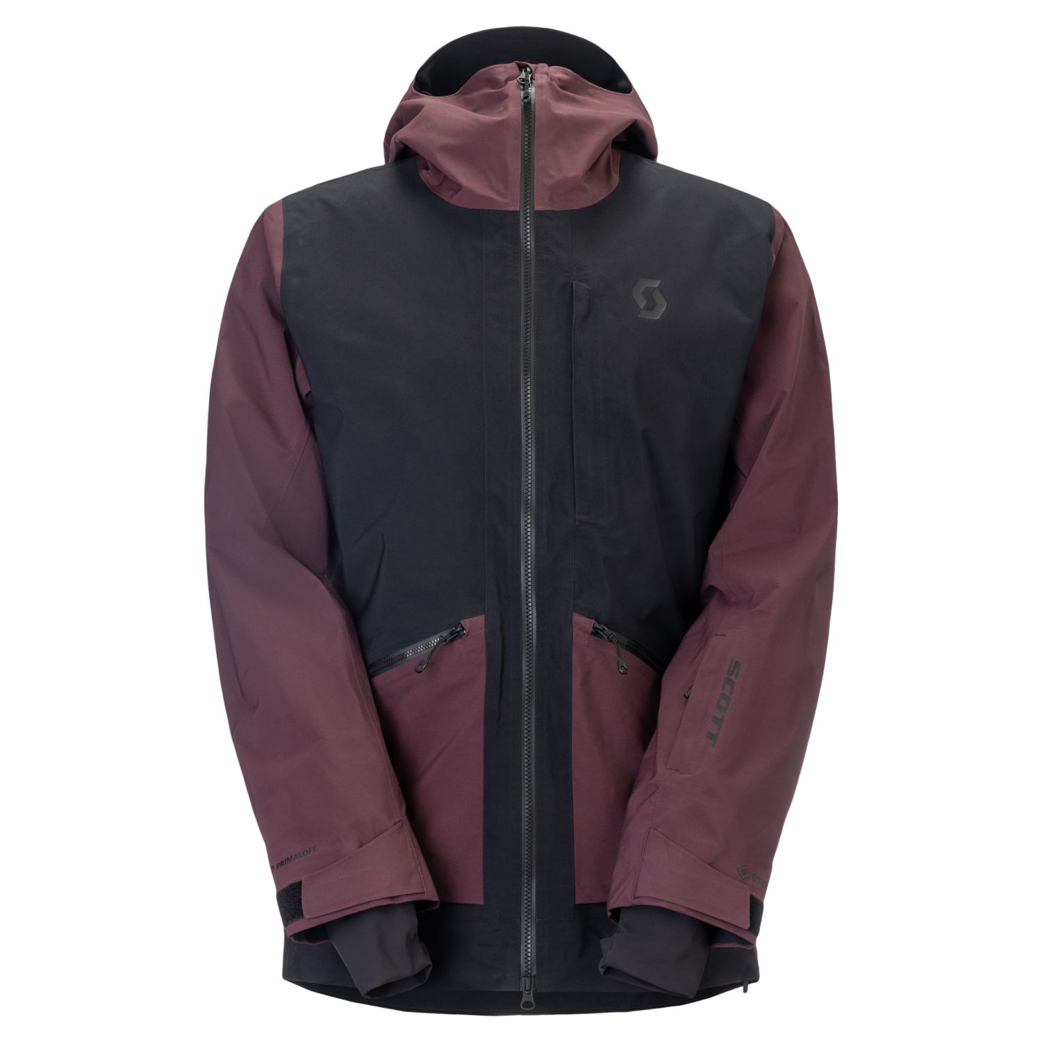 Scott Vertic GTX 2L PL, shell jacket, men, black/red