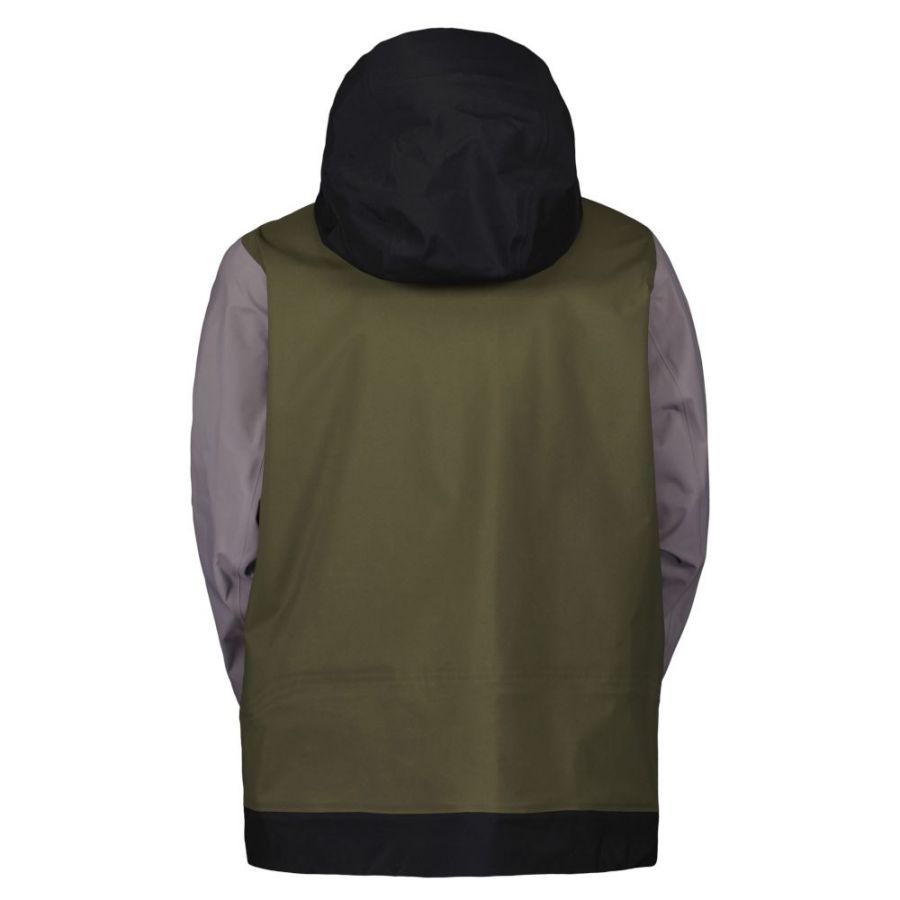 Scott Vertic GTX 3L, hardshell bunda, mu?, ?edá/tmav? zelená