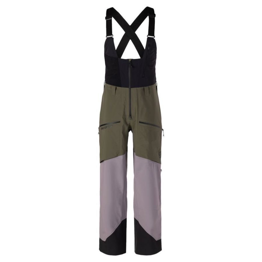 Scott Vertic GTX 3L, hardshell pants, men, douglas green/evening grey