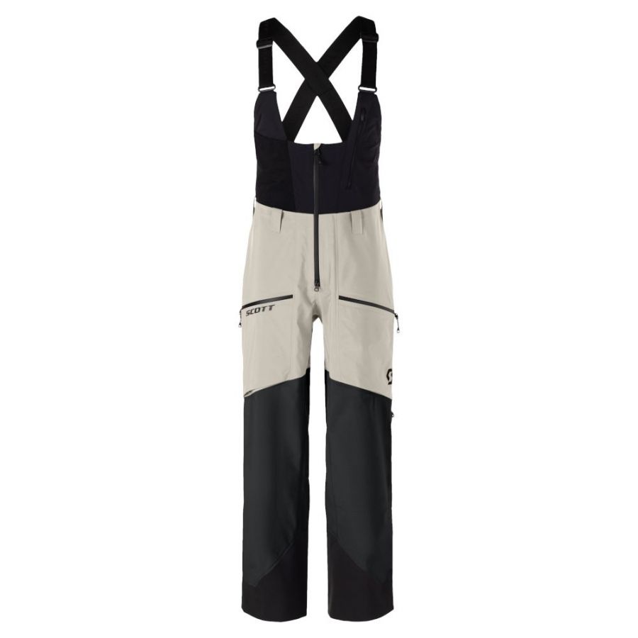 Scott Vertic GTX 3L, hardshell pants, men, dust white/black