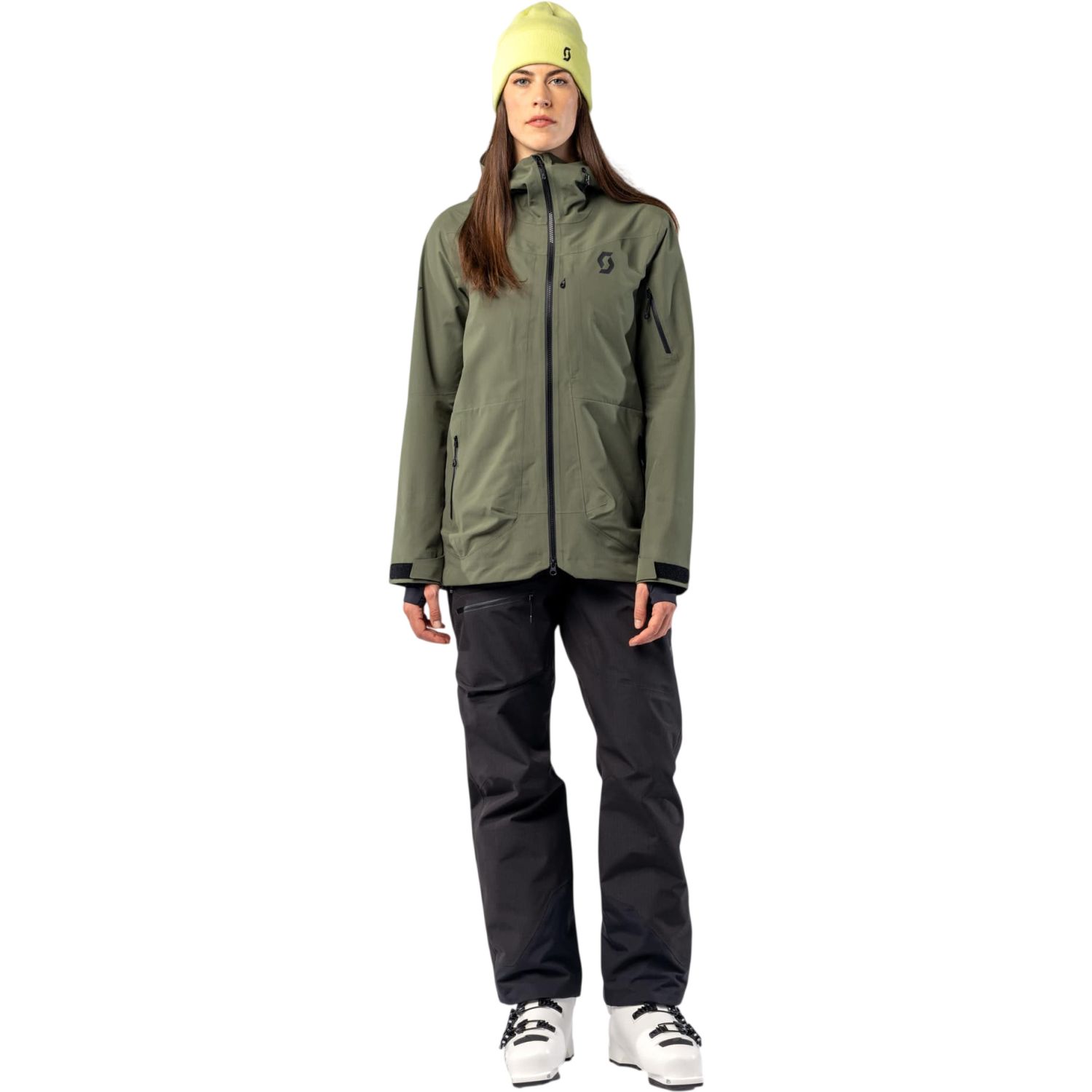 Scott Vertic Ripstop 3L, hardshell kalhoty, žena, černá
