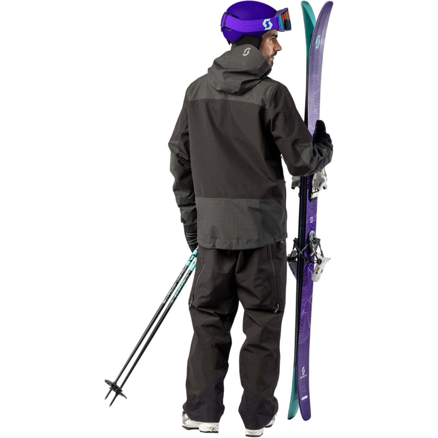 Scott Vertic Ripstop 3L, skaljakke, herre, sort