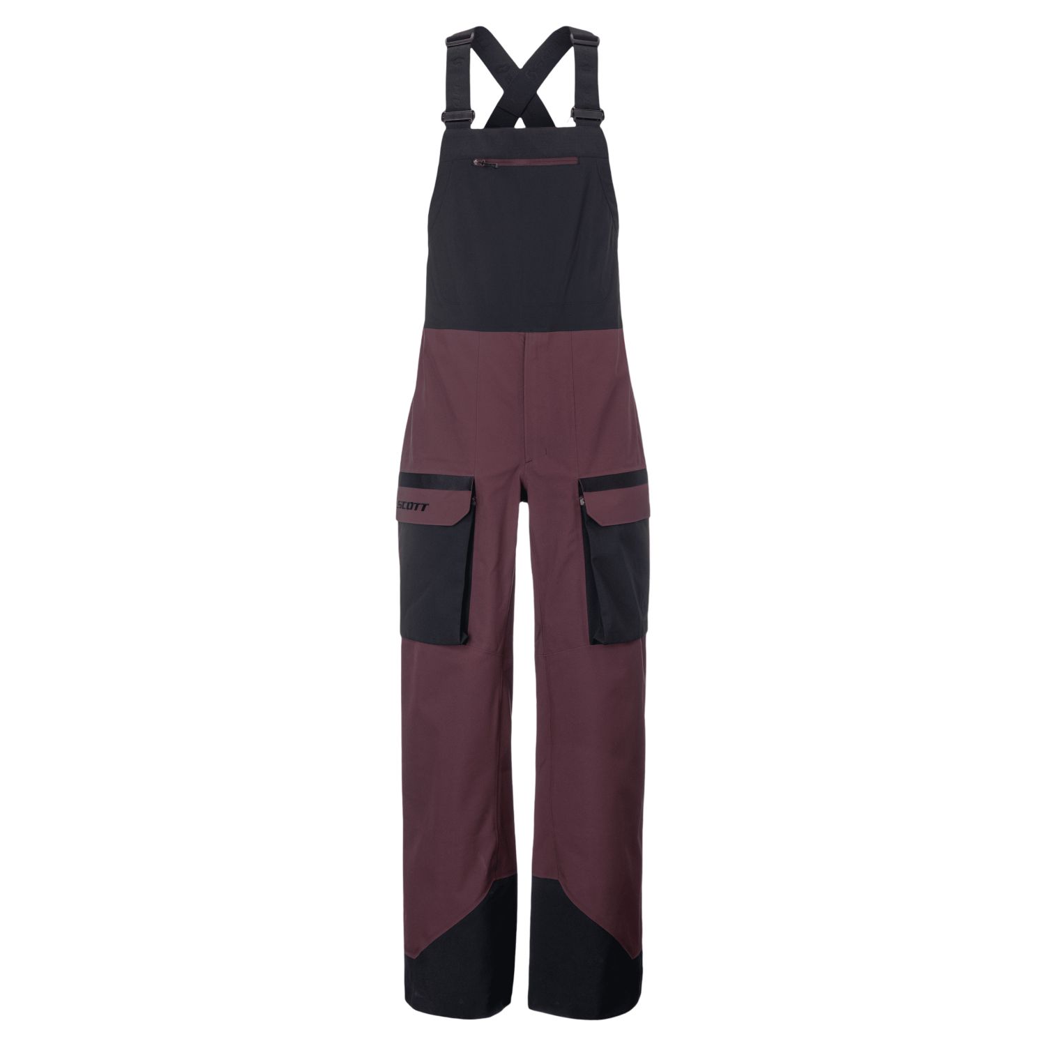 Scott Vertic Utility 3L, Skihose, Herren, rot/schwarz
