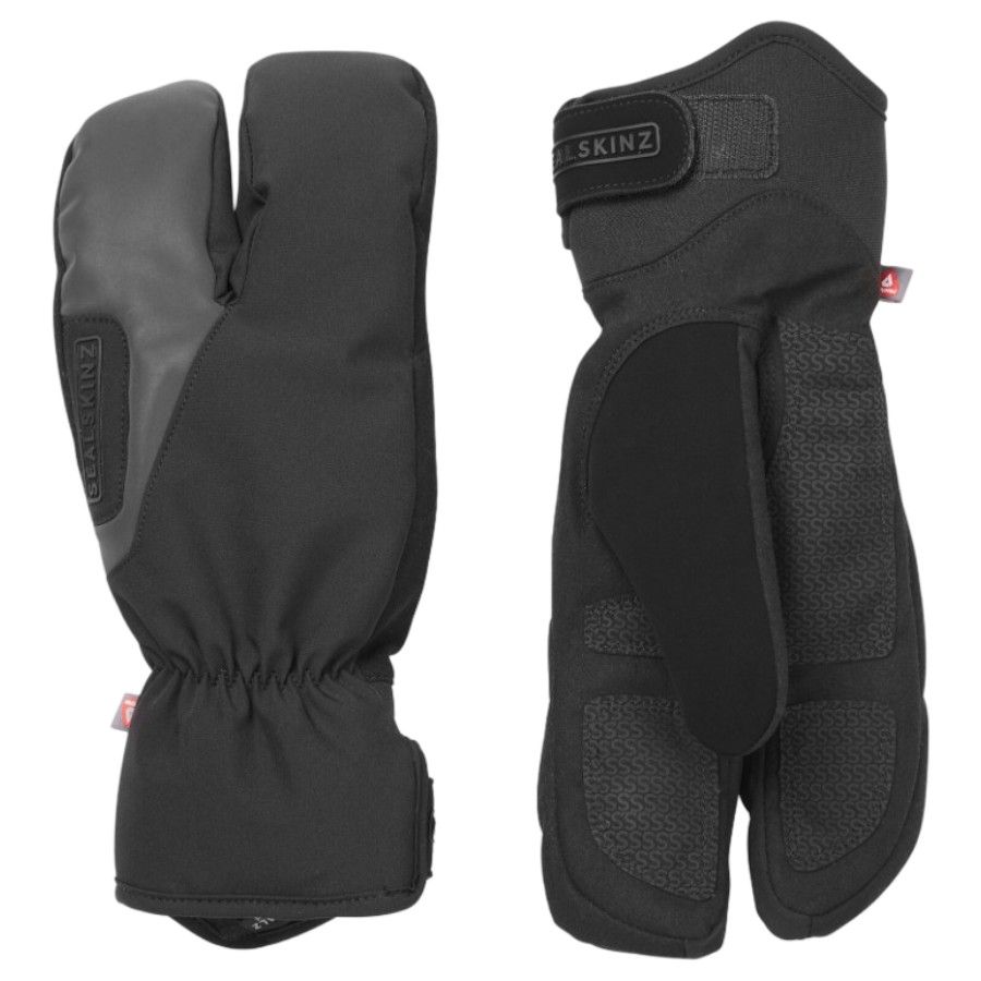 Sealskinz Barwick, trojprstové rukavice, čierne