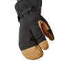 Sealskinz Congham, 3 finger, hansker, svart