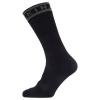 Sealskinz Scoulton șosete, negru/gri