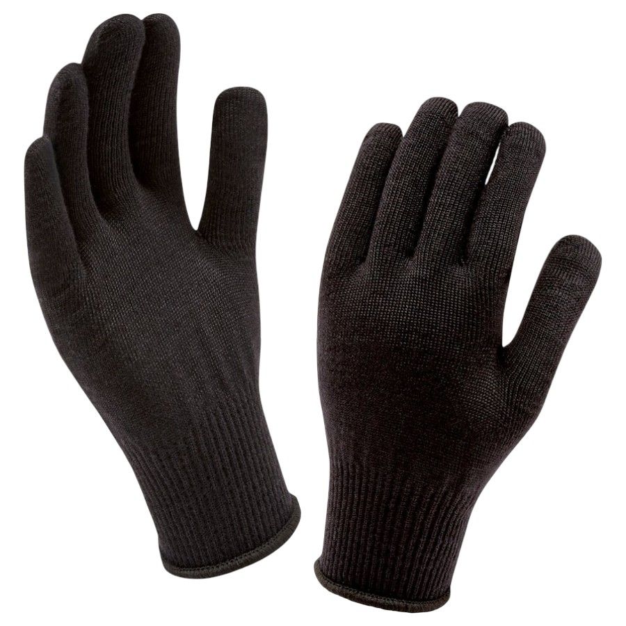 Sealskinz Solo Merino Glove, rukavice, čierne