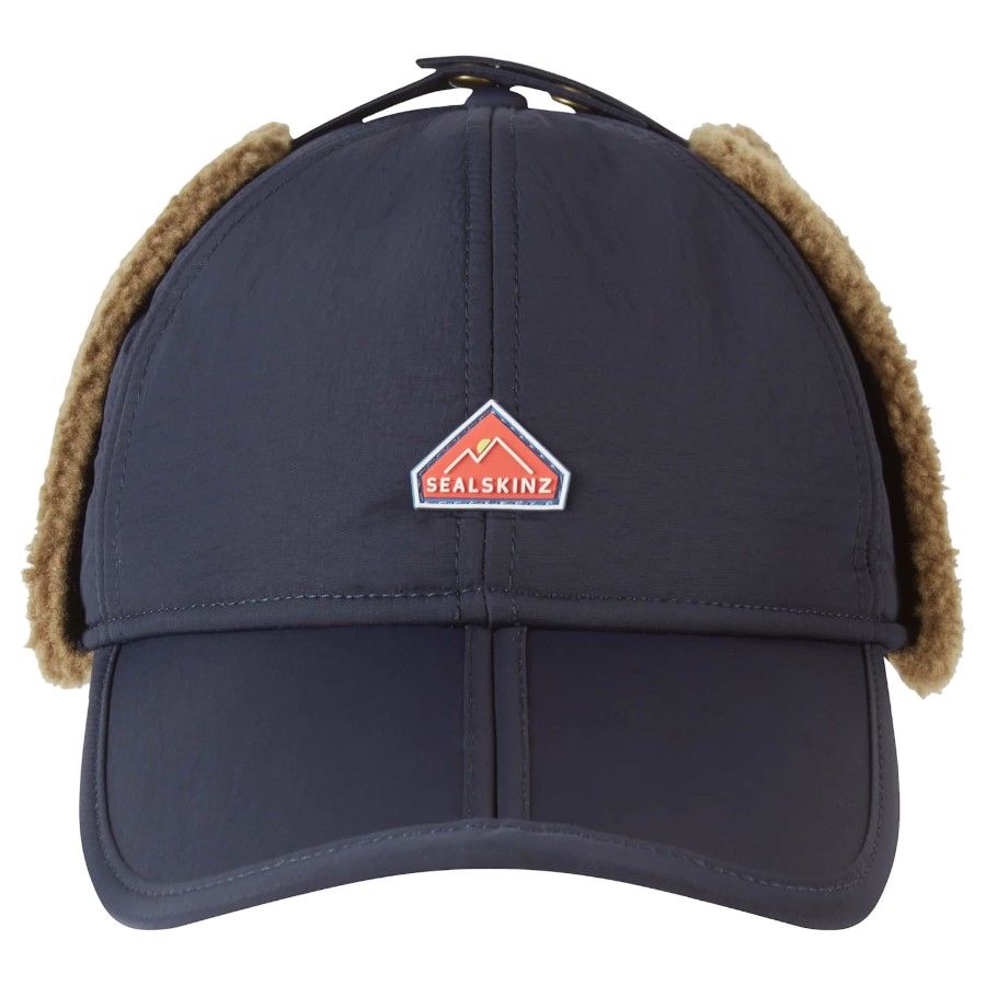 Sealskinz Upton, pălărie cu puf, bleumarin