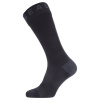 Sealskinz WP All Weather Mid Sock W. Hydrostop, socks, black/grey