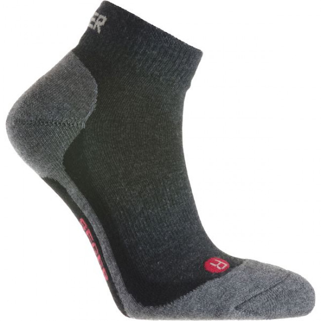 Seger Outdoor Coolmax Short 50%, chaussettes de randonnée, noir