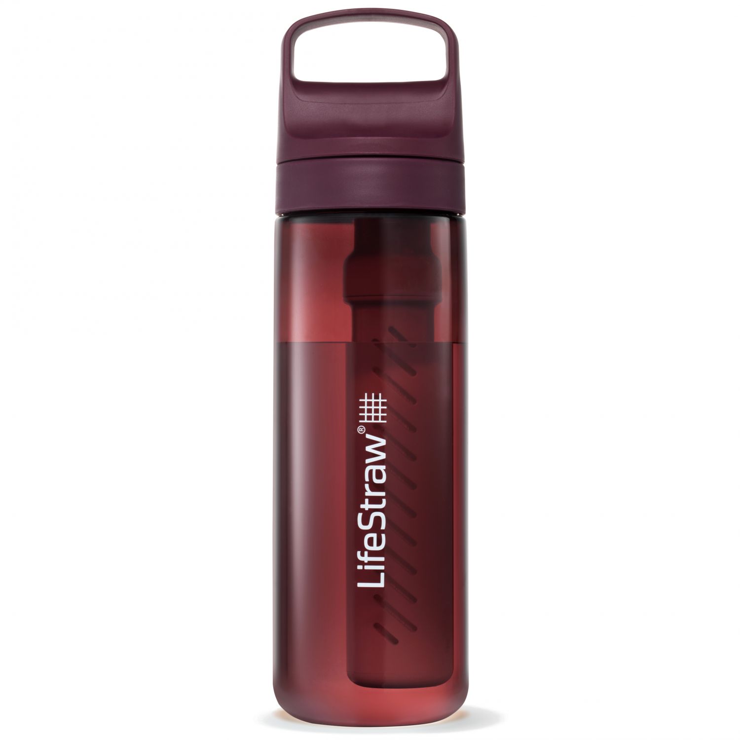 Serie LifeStraw Go 2.0, 650 ml, rosso scuro