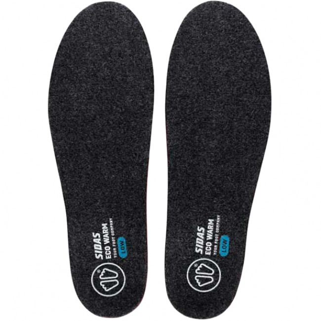 Sidas 3feet Eco Warm Low, stielka, čierna/červená