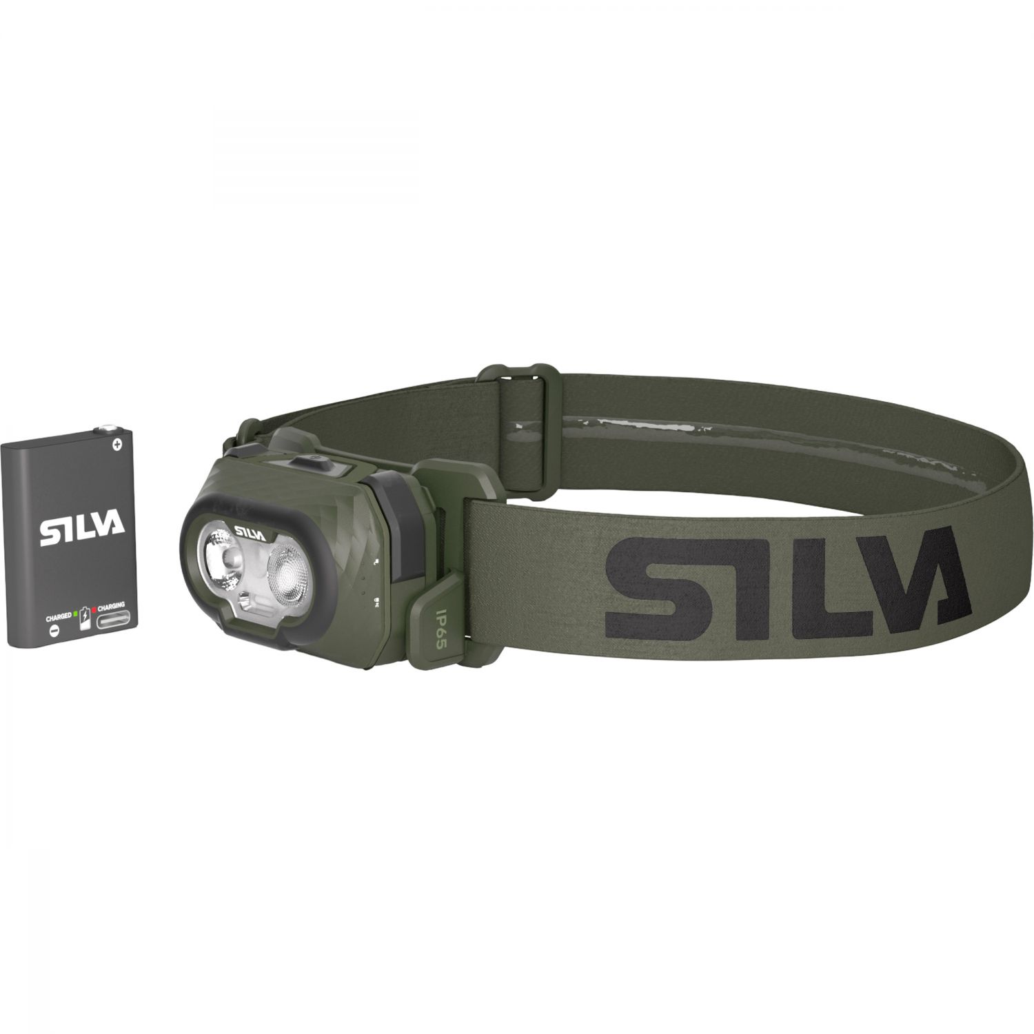 Silva Discover Hybrid, latarka czo?owa, zielona