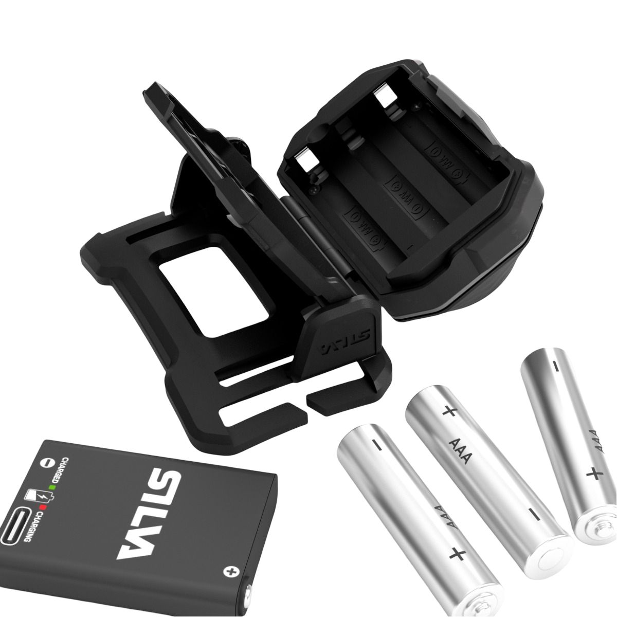 Silva Discover, lampada frontale, nera