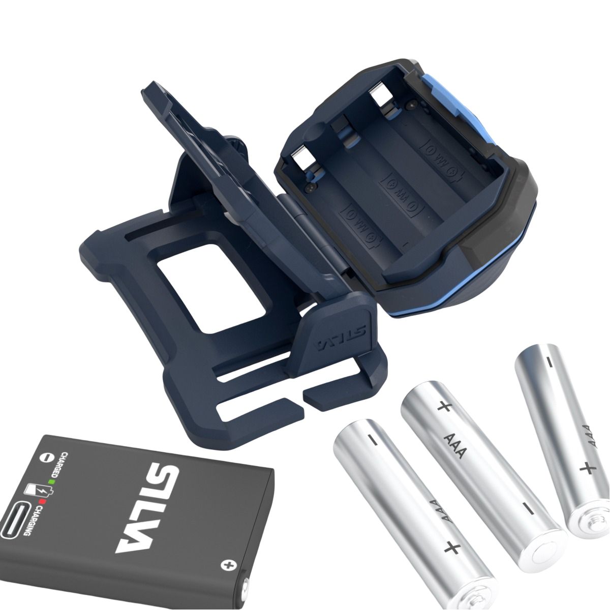 Silva Discover, linterna frontal, azul