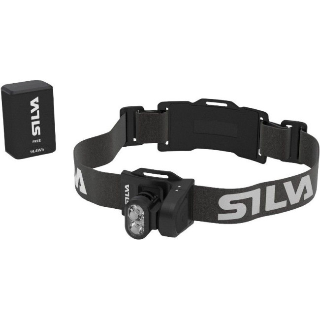 Silva Free 1200, XS, pannlampa, svart