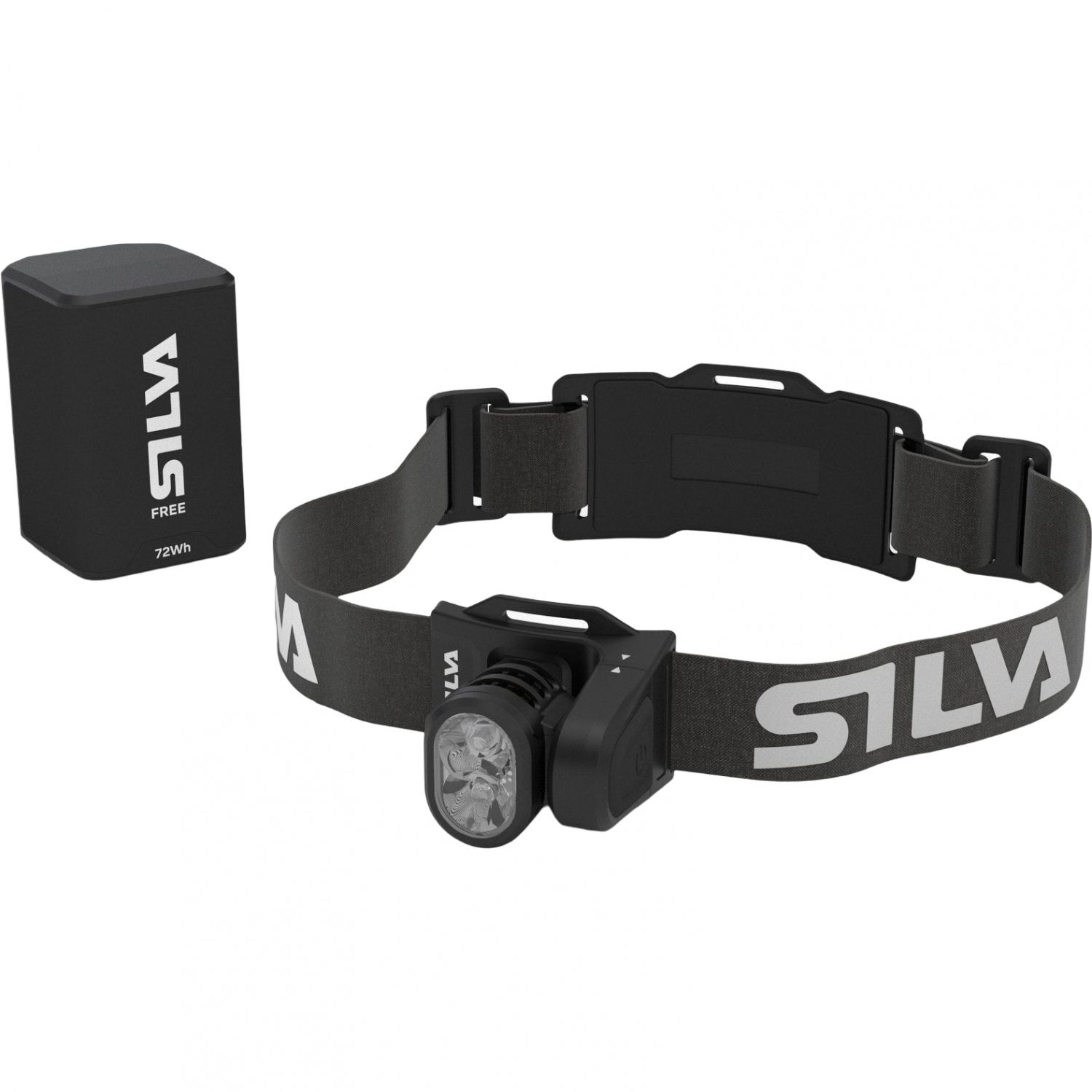 Silva Free 2000 L, lampă frontală, negru