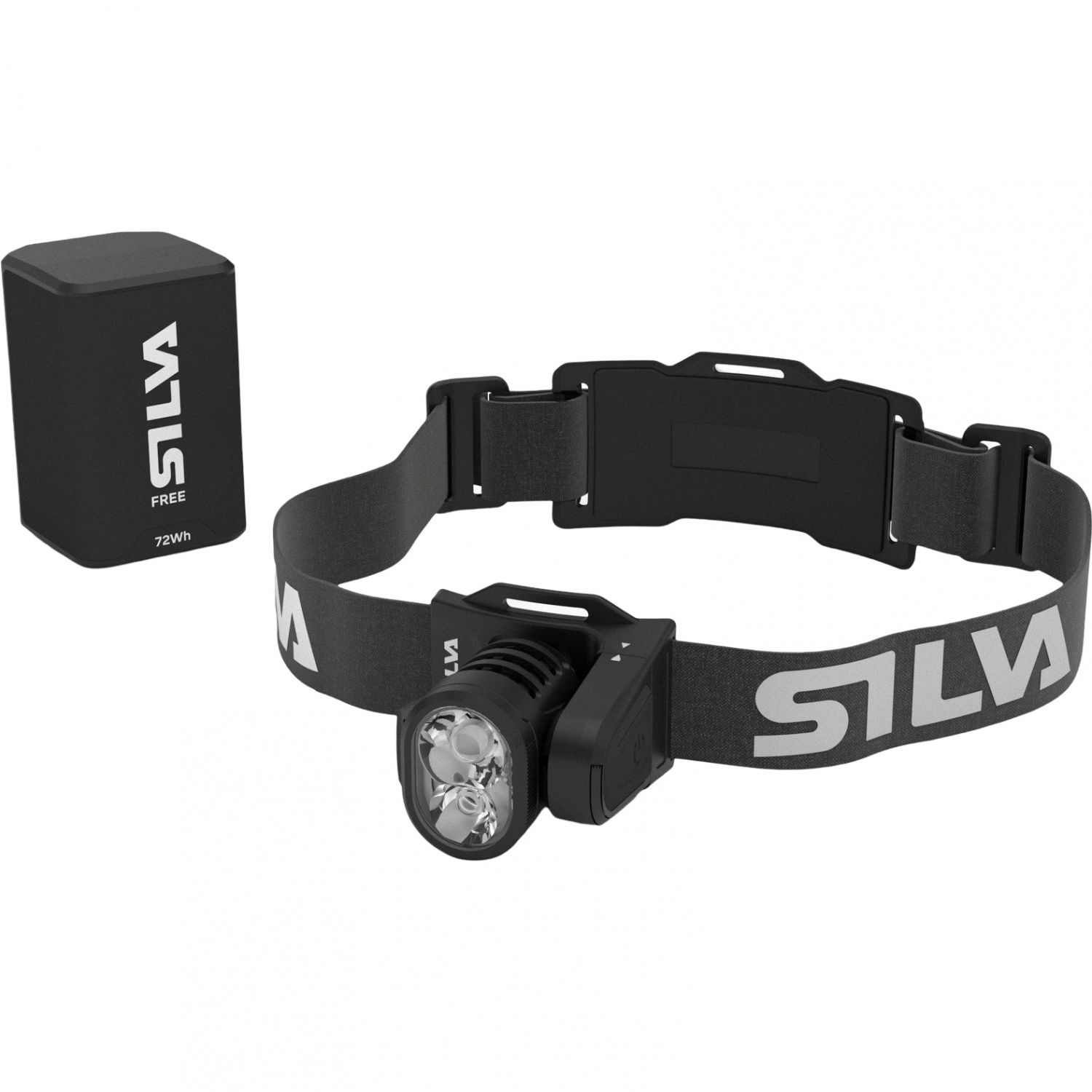 Silva Free 3000 L, lampă frontală, negru