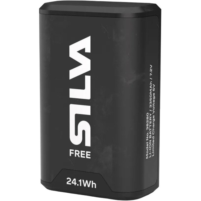 Silva Free 3000 S, lampe frontale, noire