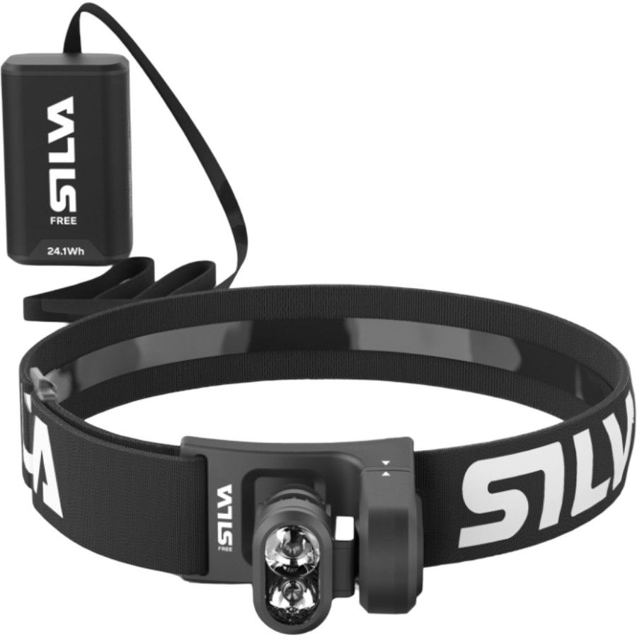 Silva Free 900, S, linterna frontal, negro