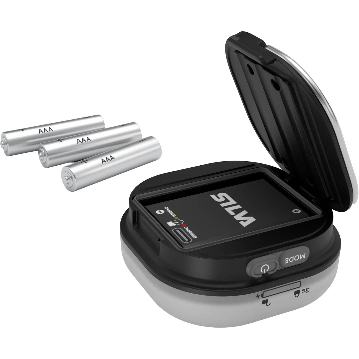 Silva Glow Black, lanterna, preto