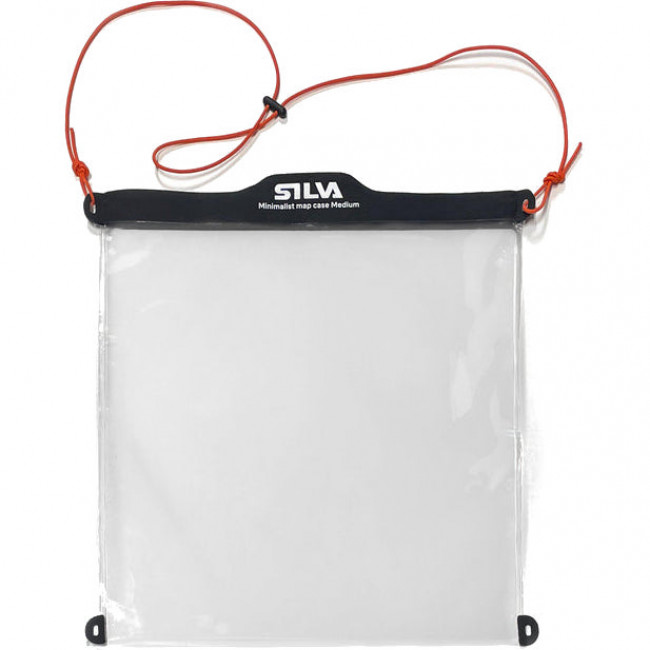 Silva Minimalist Card Bag, unisex, black/red