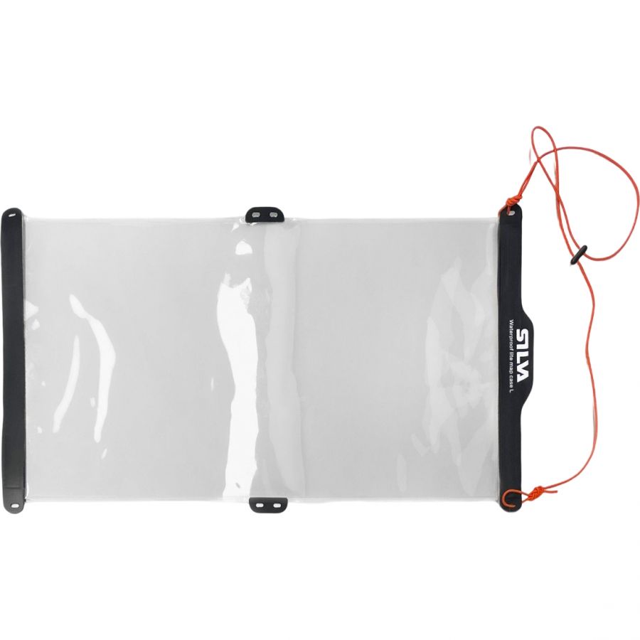 Silva Minimalist Torba na Karty Du?a, unisex, czarny/czerwony