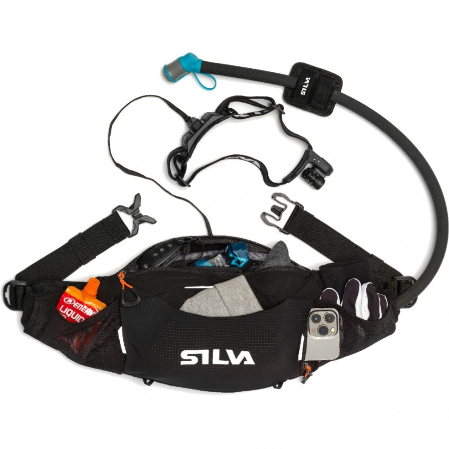 Silva Race Belt 4, midjeveske, svart