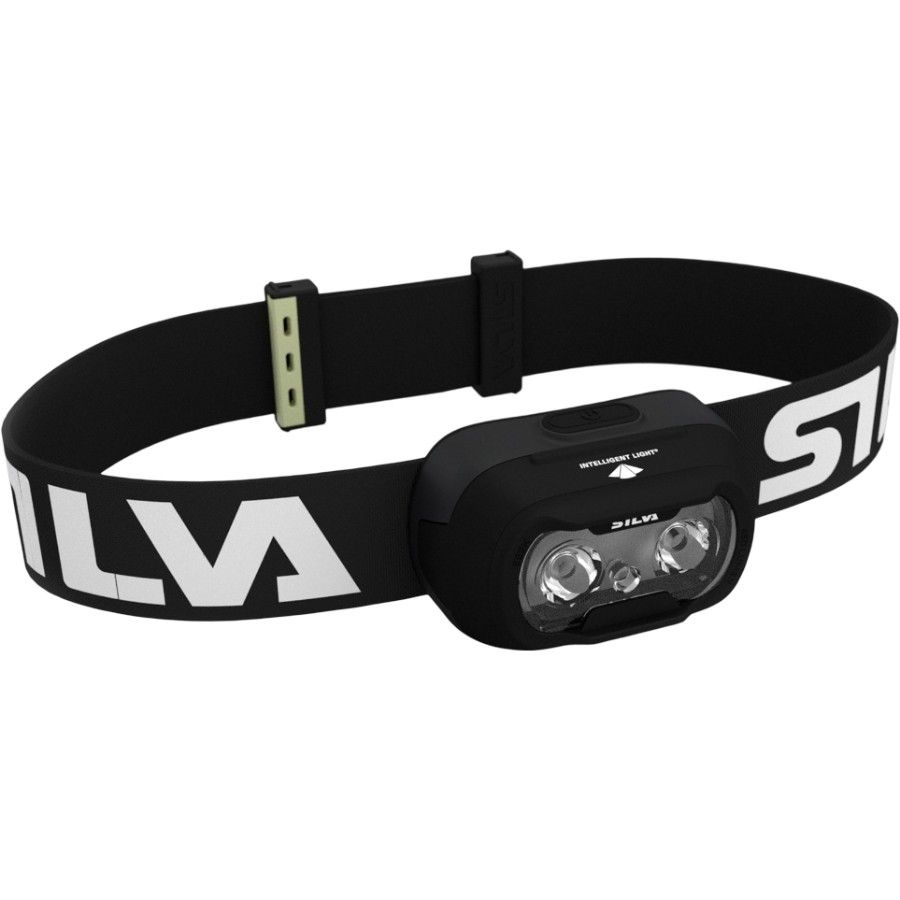 Silva Seek 450 Recharge, Midnight, linterna frontal, negro